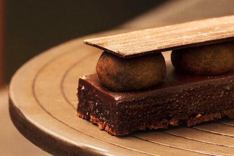 A signature chocolate creation
